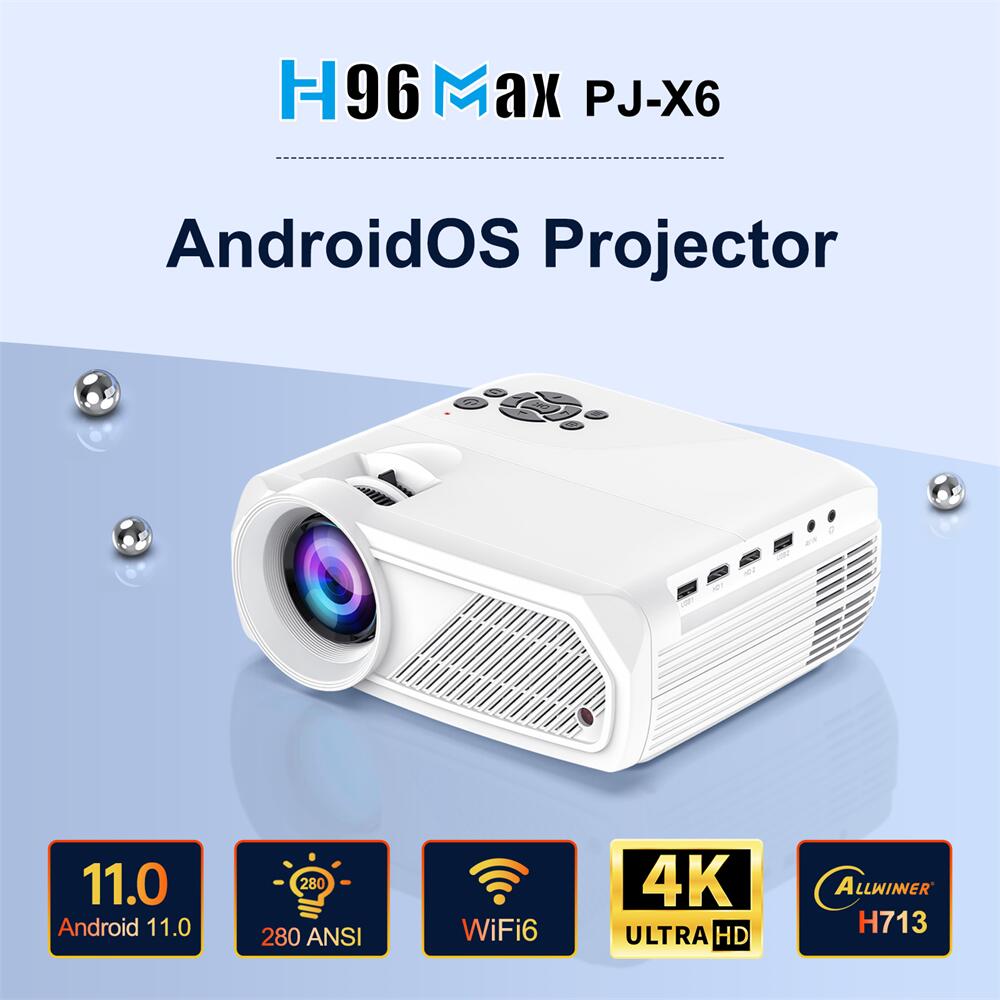 OEM H96Max PJ-X6 Allwinner H713 android Projector: from China manufacturer