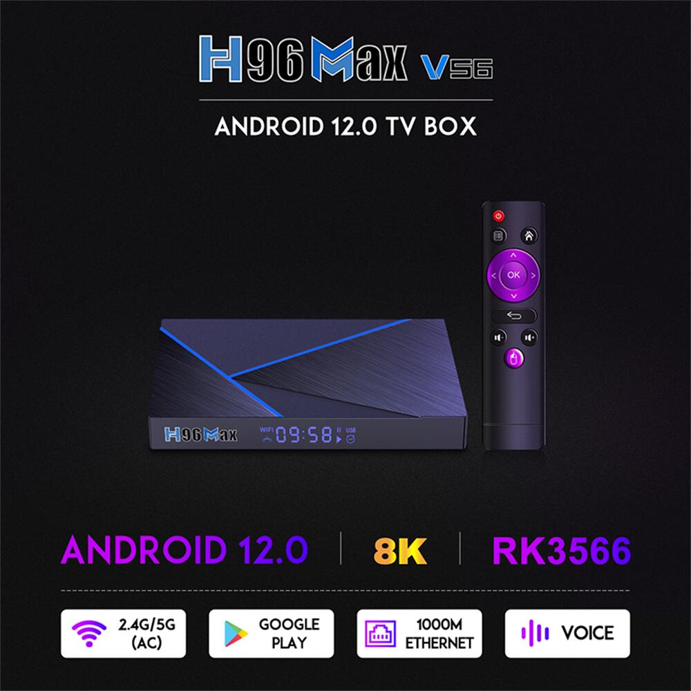 New Arrival: H96 MAX V56 Rockchip RK3566 streaming player